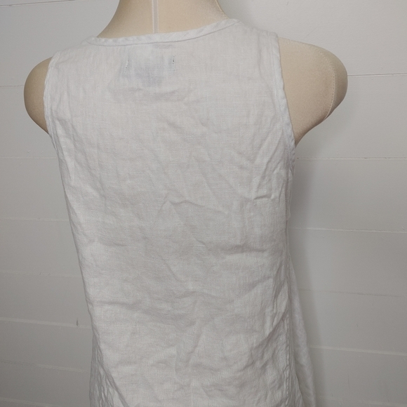 Kokomarina 100% linen white lagenlook cocoon dress S - Picture 6 of 12